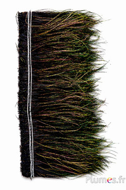 Pfau blau Kragen - Fadenlänge 15-20 cm - schwarz